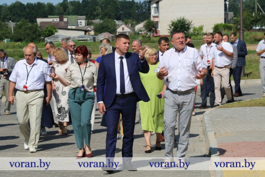В Вороновском районе прошла выездная коллегия управления жилищно-коммунального хозяйства Гродненского облисполкома
