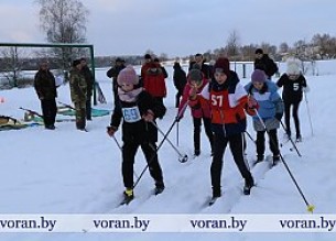 Школьники Вороновщины соревнуются в «Снежном снайпере»