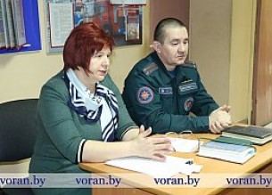 На встрече с коллективом Вороноского РОЧС обсудили проект новой редакции Конституции
